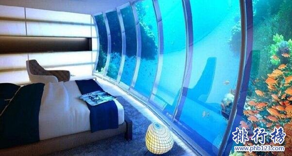 迪拜水下酒店,与鱼共眠一晚3.6万(世界唯一十星级酒店)