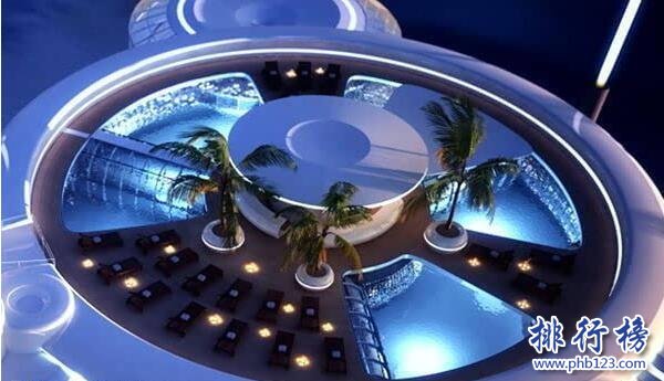 迪拜水下酒店,与鱼共眠一晚3.6万(世界唯一十星级酒店)