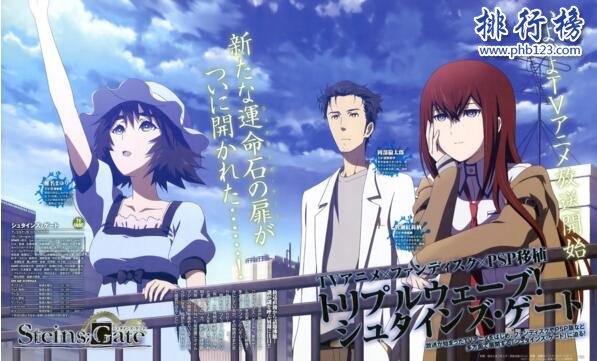 日本十大动漫神作排行榜 命运石之门深刻内涵无人企及