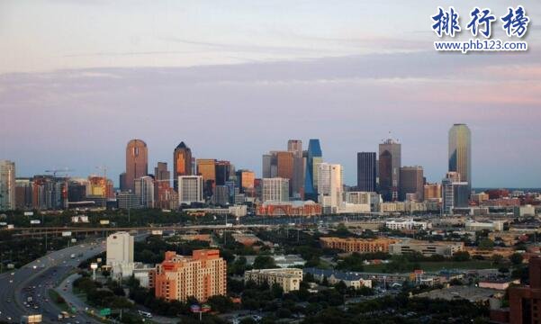 美国十大城市人口排名 纽约人口是洛杉矶的两倍