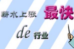 2014十大涨薪最快的职业