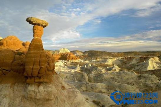 科罗拉多大峡谷的大阶梯平衡石