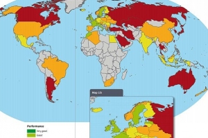 全球气候抗暖表现排行榜 没有前三丹麦居首