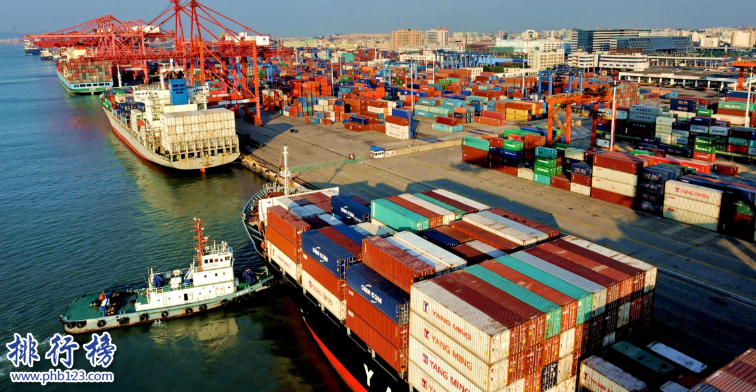 世界十大港口2018：港口排名中国占7个，稳居全球第一
