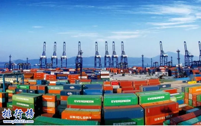 世界十大港口2018：港口排名中国占7个，稳居全球第一
