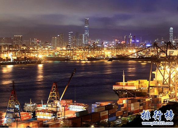 世界十大港口2018：港口排名中国占7个，稳居全球第一