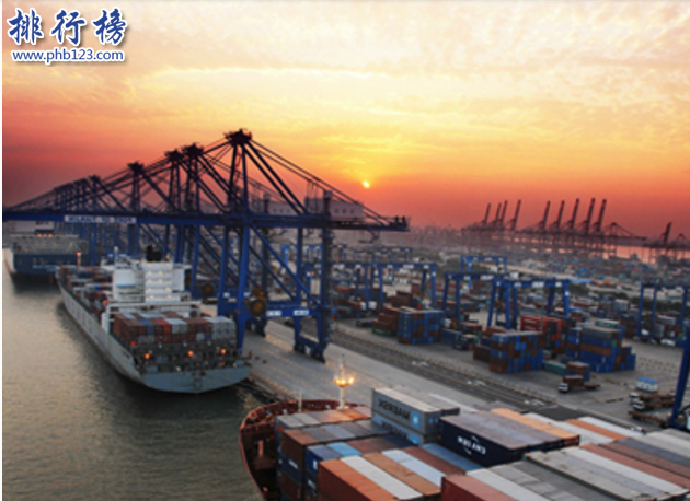 世界十大港口2018：港口排名中国占7个，稳居全球第一