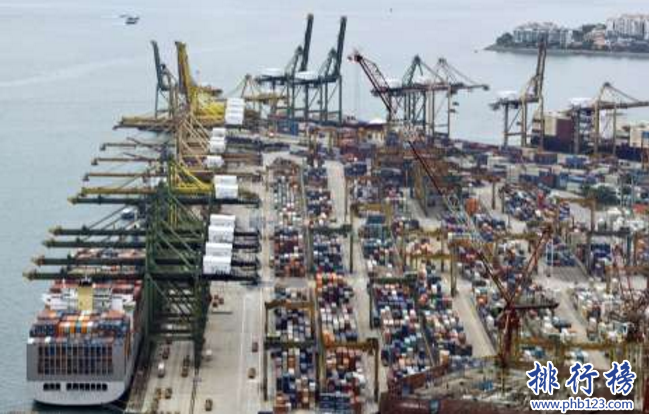 世界十大港口2018：港口排名中国占7个，稳居全球第一