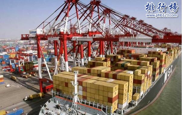 2017年第一度全球港口集装箱吞吐量排行榜：前十中国站6席