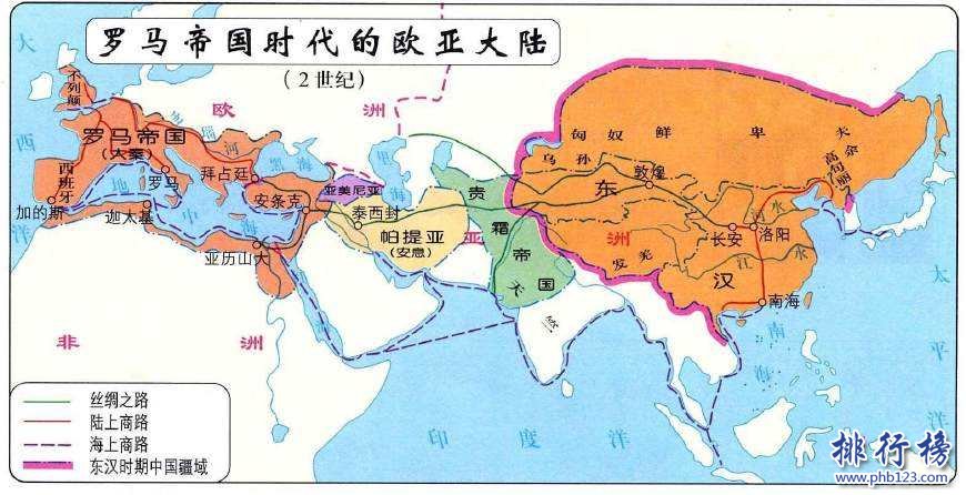 世界历史上的十大帝国：最伟大的帝国是罗马帝国