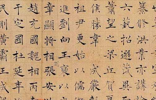 楷书四大家是哪几位？楷书四大家代表作和简介