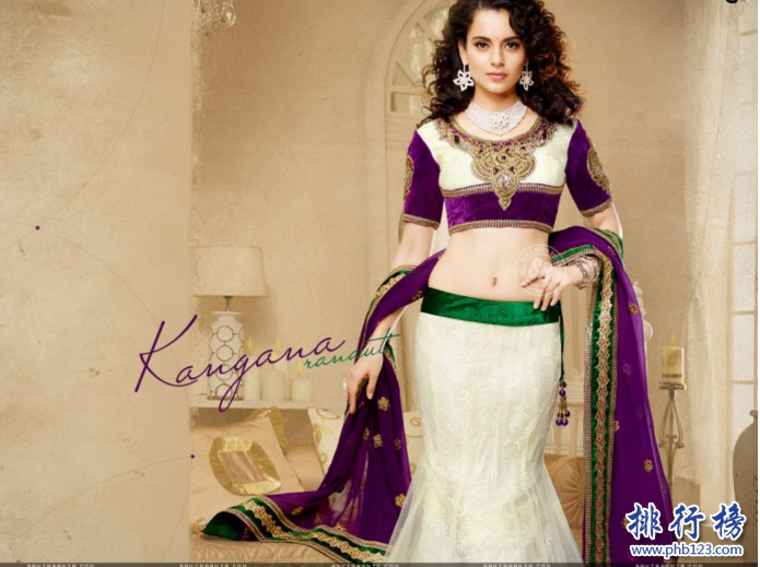 印度十大美女排行榜：盘点印度最性感美丽的人气女明星