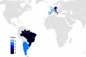 「完整」历届世界杯冠军次数排名,附亚季军次数排名及交锋历史