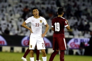 2015最新世预赛亚洲区积分排行榜（截止10月9日）国足积分排行