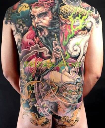 钟馗纹身图片
