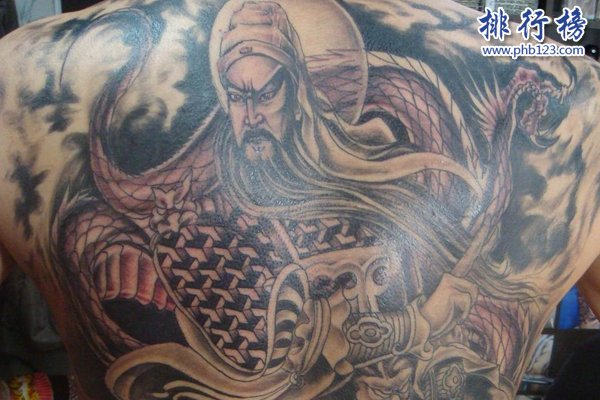 关公纹身图片