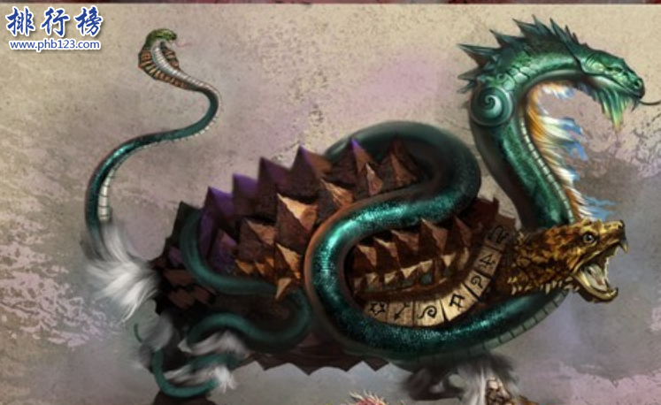 上古四大神兽：青龙、白虎、玄武、朱雀（附图片）