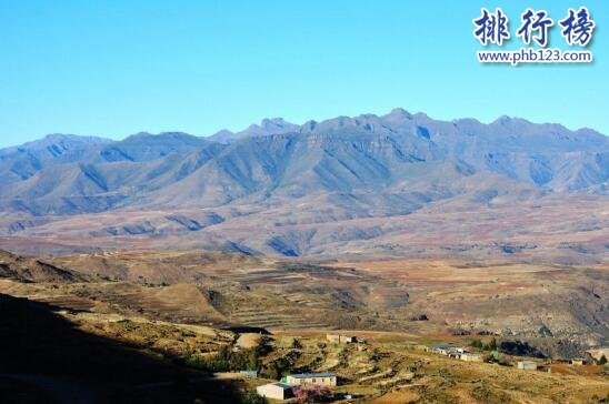 世界上海拔最高的国家，平均海拔都在千米以上的莱索托